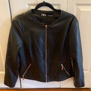 Zara Black Faux Jacket!